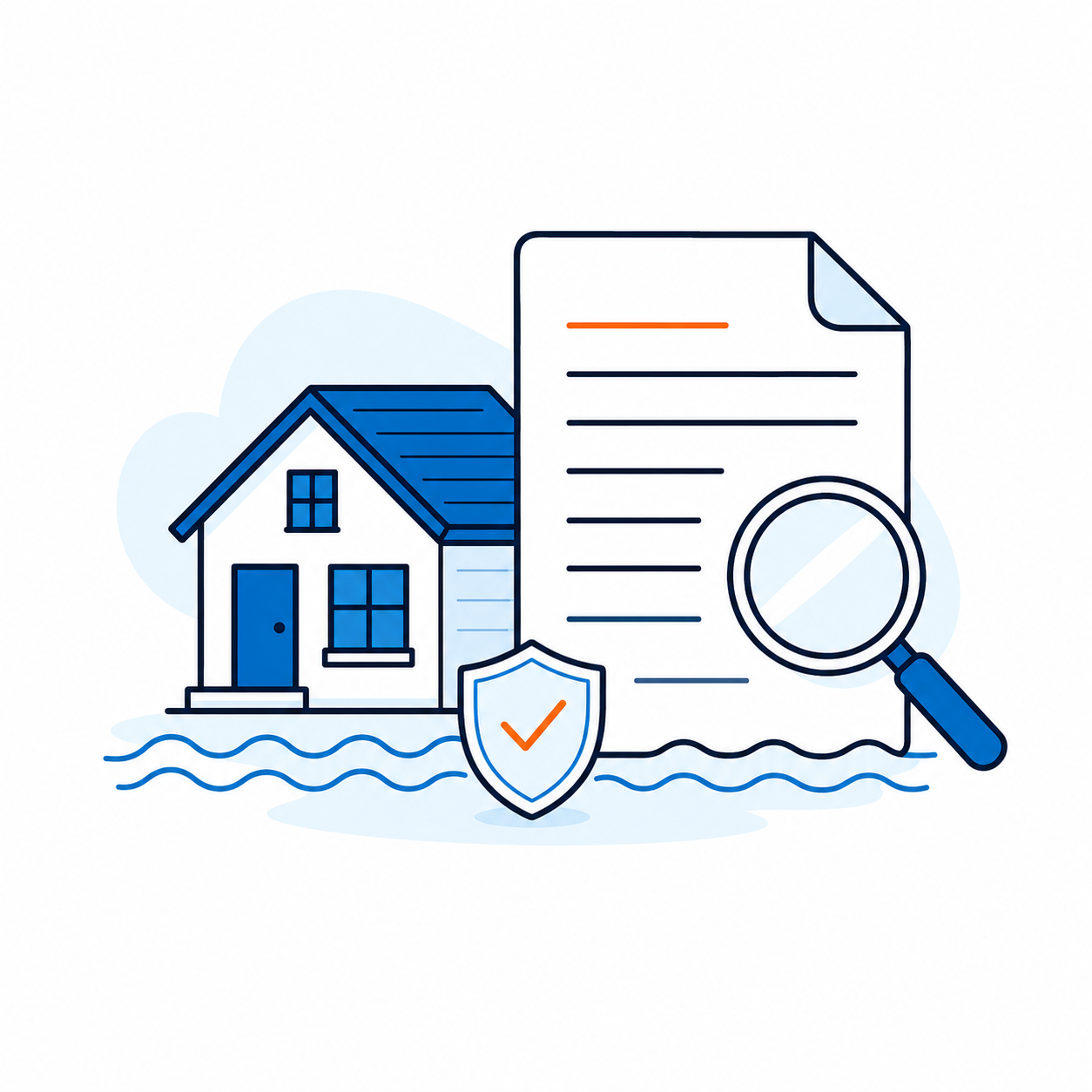 A generic property and flood insurance policy under review